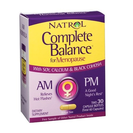 Хранителна добавка Natrol Complete Balance for Menopause AM/PM, 2x30 ...