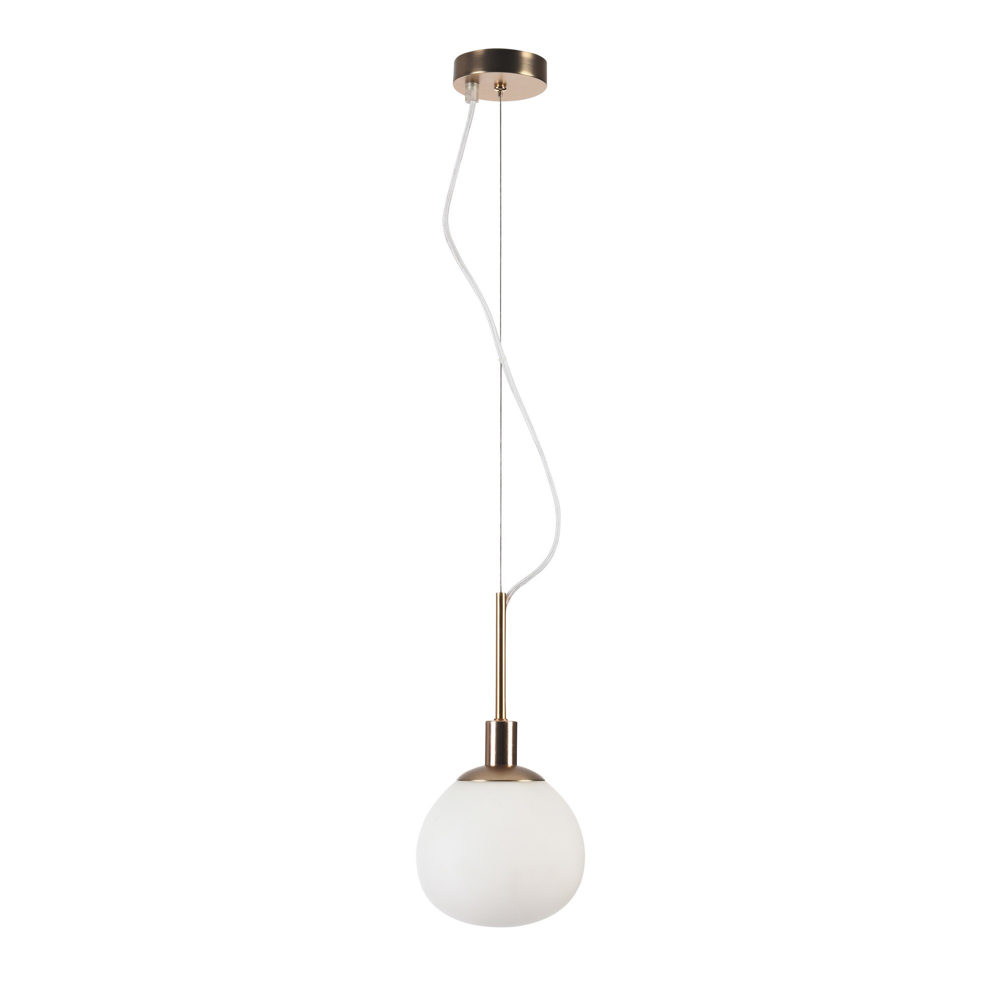 Pendul Erich, Maytoni, E14, 1 x 40 W, Auriu/Bej