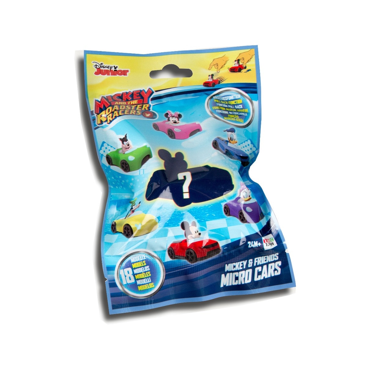 Figurina surpriza Disney Mickey and the Roaster Racers cu masinuta
