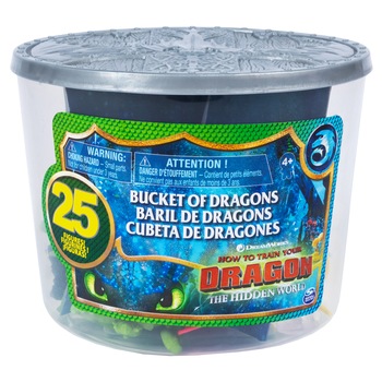 Set 25 figurine How to train your dragon - Bucket of dragons Set 25 figurine How to train your dragon - Bucket of dragons