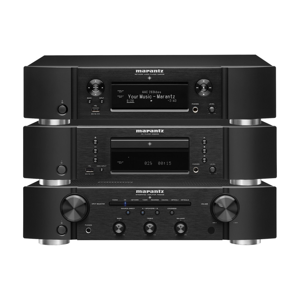 Across warm Sharpen Linie stereo Marantz Amplificator integrat PM6006 + CD Player CD6006 +  Streamer NA6006, Negru - eMAG.ro