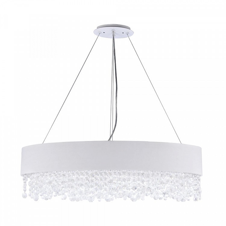 Lustra Mod600pl-09w, Maytoni, LED, E14, 9 x 60 W, Alb/Argintiu