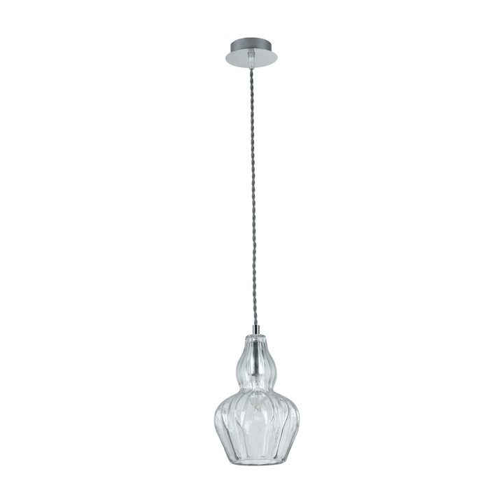 Pendul Eustoma, Maytoni, LED, E14, 1 x 40 W, Argintiu