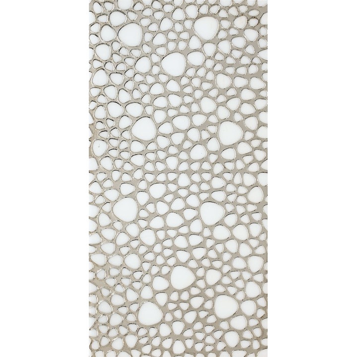 Декор, Betas, BYANCA, 30x60 см, цвят бял/сребрист