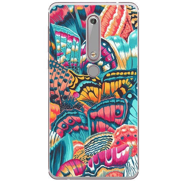 take Implement Punctuality Husa cu design Butterfly mix print Nokia 6.1 - eMAG.ro