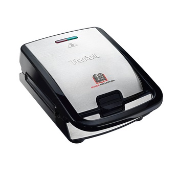 Sandwich-maker Tefal SW852D12 Snack Collection 2 in 1, 2 indicatoare luminoase, 700 W, Inox Sandwich-maker Tefal SW852D12 Snack Collection 2 in 1, 2 indicatoare luminoase, 700 W, Inox