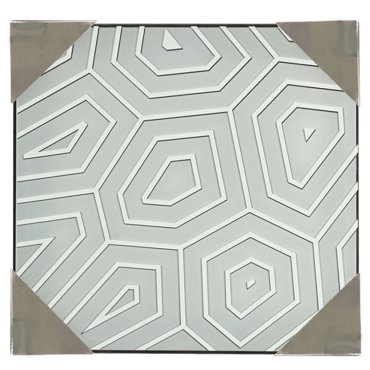 Плафон Aston, Candellux, LED, E27, 2 x 60 W, Сребрист