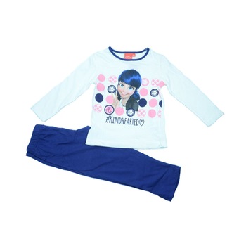 Pijama fetite Sun City Buburuza RH2215, Multicolor, 110 Pijama fetite Sun City Buburuza RH2215, Multicolor, 110