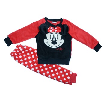 Pijama fetite Sun City Minnie Mouse RH2008RO, Multicolor, 116 Pijama fetite Sun City Minnie Mouse RH2008RO, Multicolor, 116