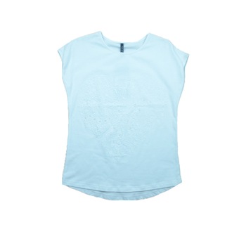 Tricou maneca scurta fetite Atut 5341, Alb, 134 Tricou maneca scurta fetite Atut 5341, Alb, 134