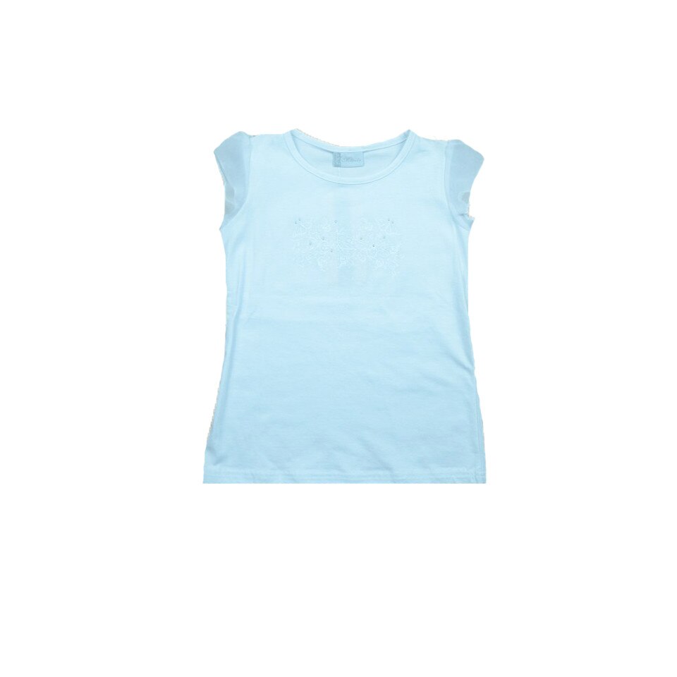 Tricou maneca scurta fetite Atut 5340, Alb, 110