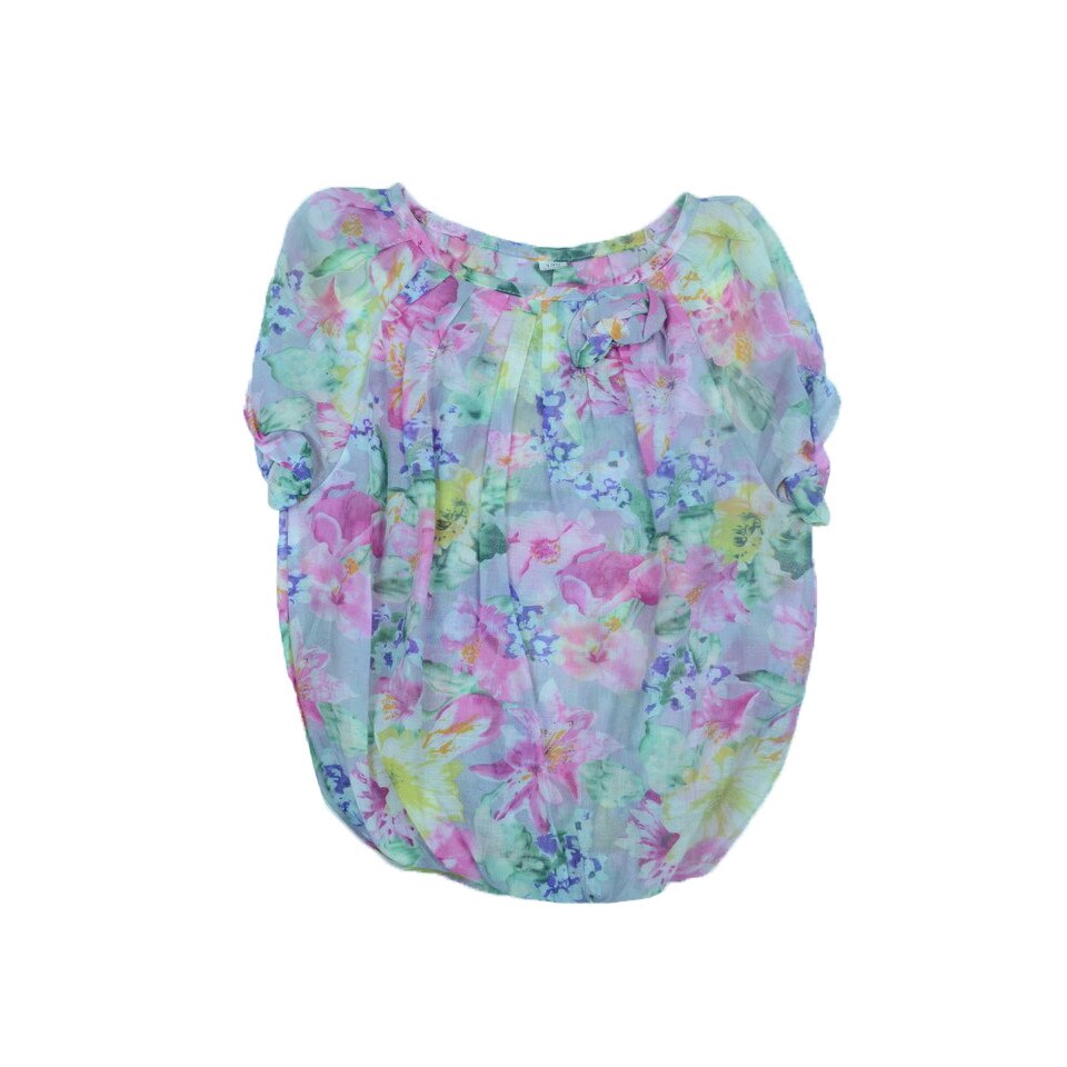 Bluza maneca scurta fete NN BF-001, Multicolor, 140