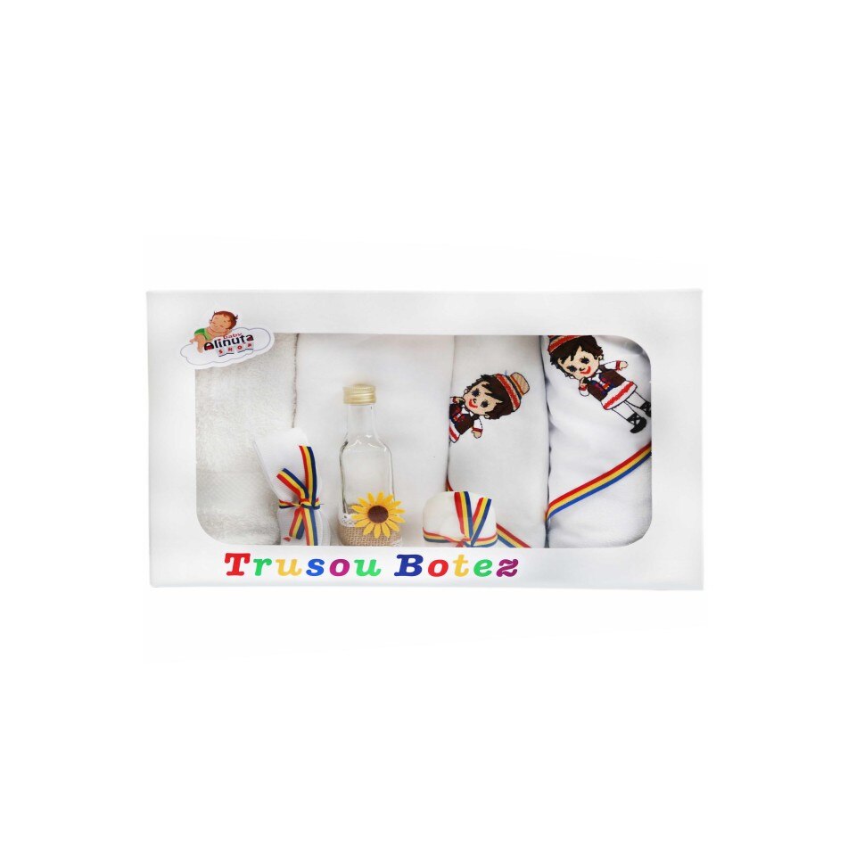 Trusou pentru botez, 7 piese, traditional, dae2894
