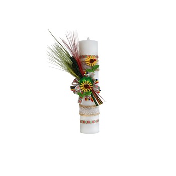 Lumanare pentru botez, 40x7 cm, traditional, dae2882 Lumanare pentru botez, 40x7 cm, traditional, dae2882