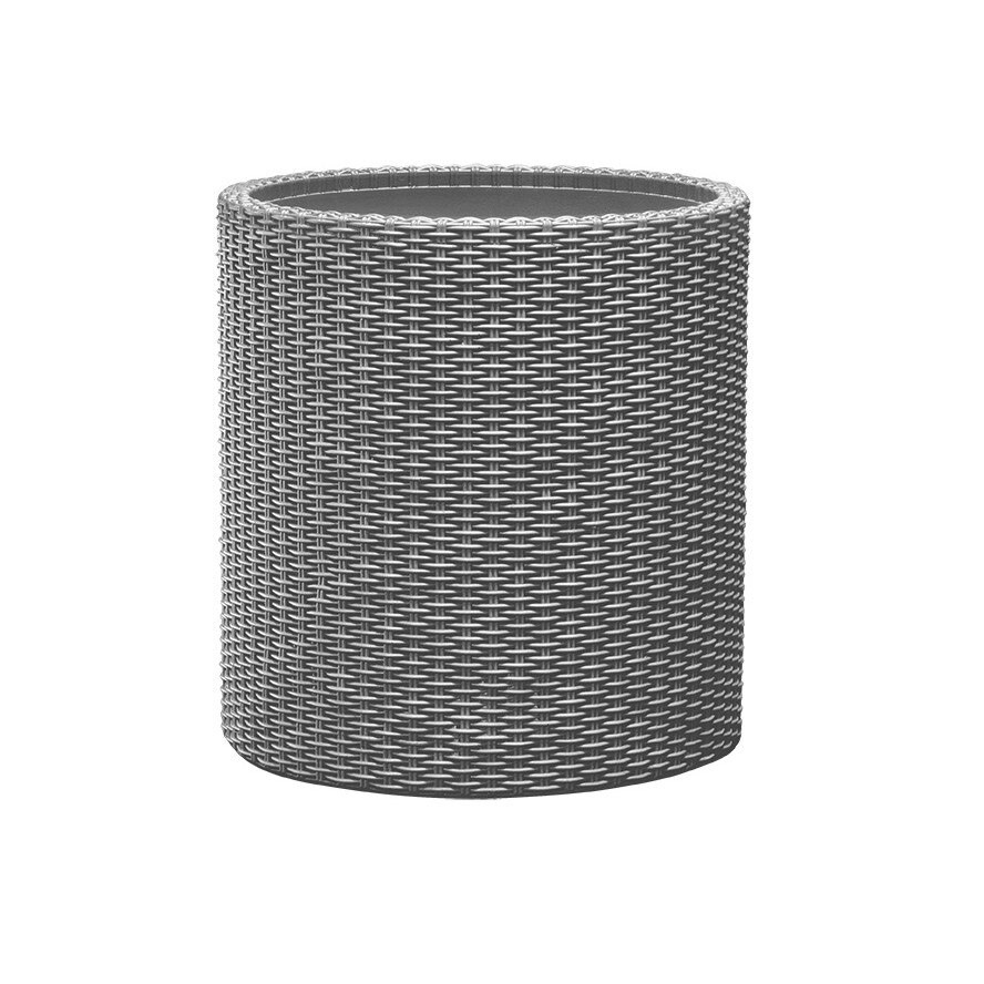 Ghiveci cilindric Keter M Gri 18L