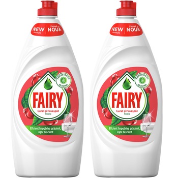 Pachet Promo: 2 x Detergent de vase Fairy Pomegranate & Red Orange 800 ml Pachet Promo: 2 x Detergent de vase Fairy Pomegranate & Red Orange 800 ml