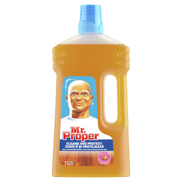 Detergent universal Mr. Proper pentru suprafete din lemn 1 L