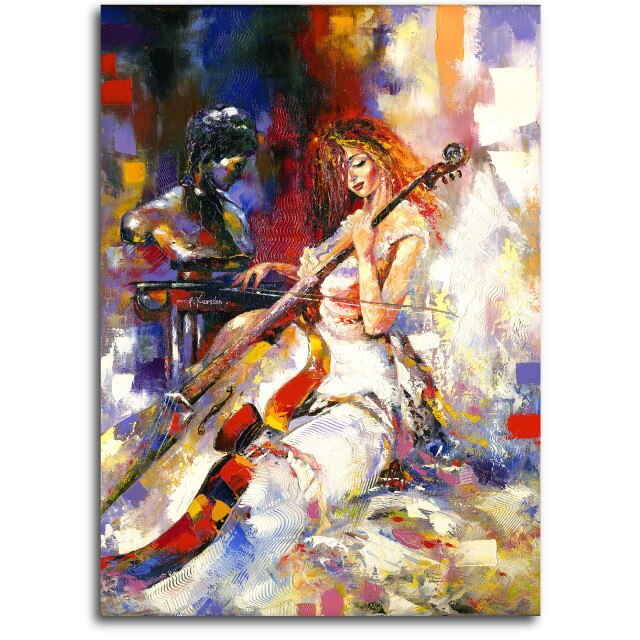 Tablou canvas, Abstract 03, 50 x 70 cm