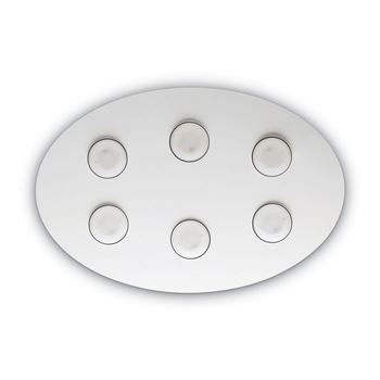 Aplica Bianco, Ideal Lux, GX53, 6 x 15 W, Alb Aplica Bianco, Ideal Lux, GX53, 6 x 15 W, Alb