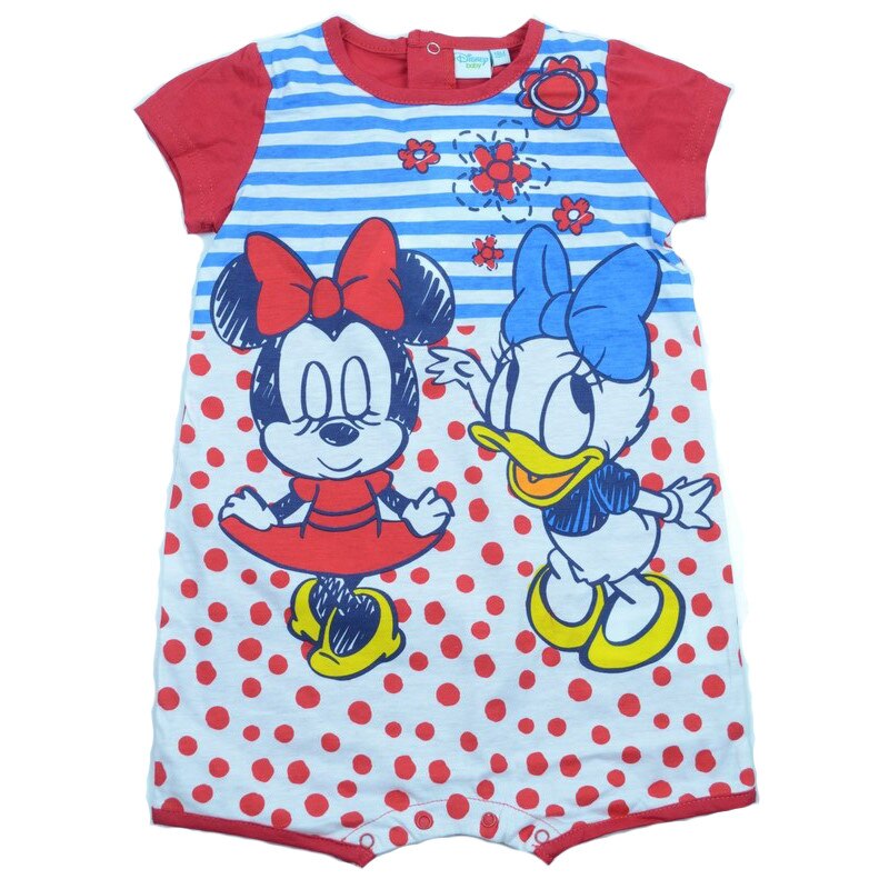 Salopeta vara fete Sun City Minnie Mouse ER0056RO, Multicolor, 86