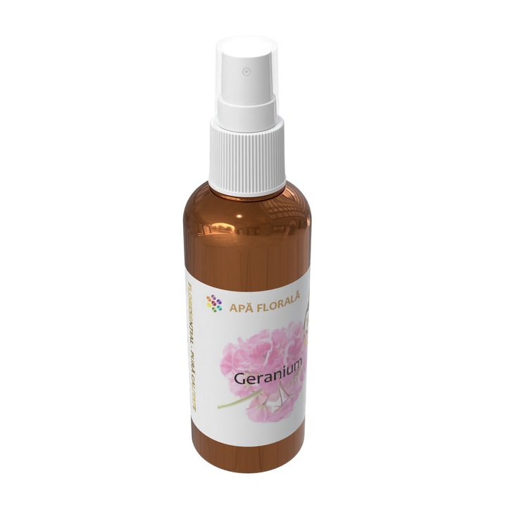 Geránium virágvíz (Pelargonium graveolens), 100ml