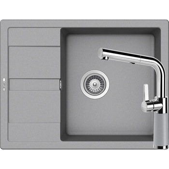 Kit chiuveta Schock Ronda D-100L 650 x 500 mm si baterie Schock SC-540 cu Dus Extractibil Croma Cristalite Kit chiuveta Schock Ronda D-100L 650 x 500 mm si baterie Schock SC-540 cu Dus Extractibil Croma Cristalite