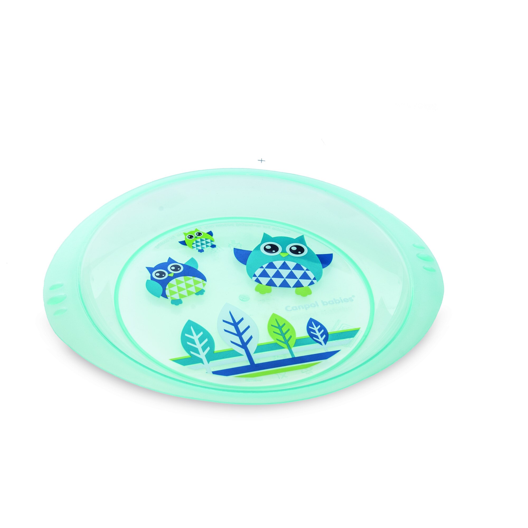 Farfurie plastic, mare, albastru, Canpol, 4/406