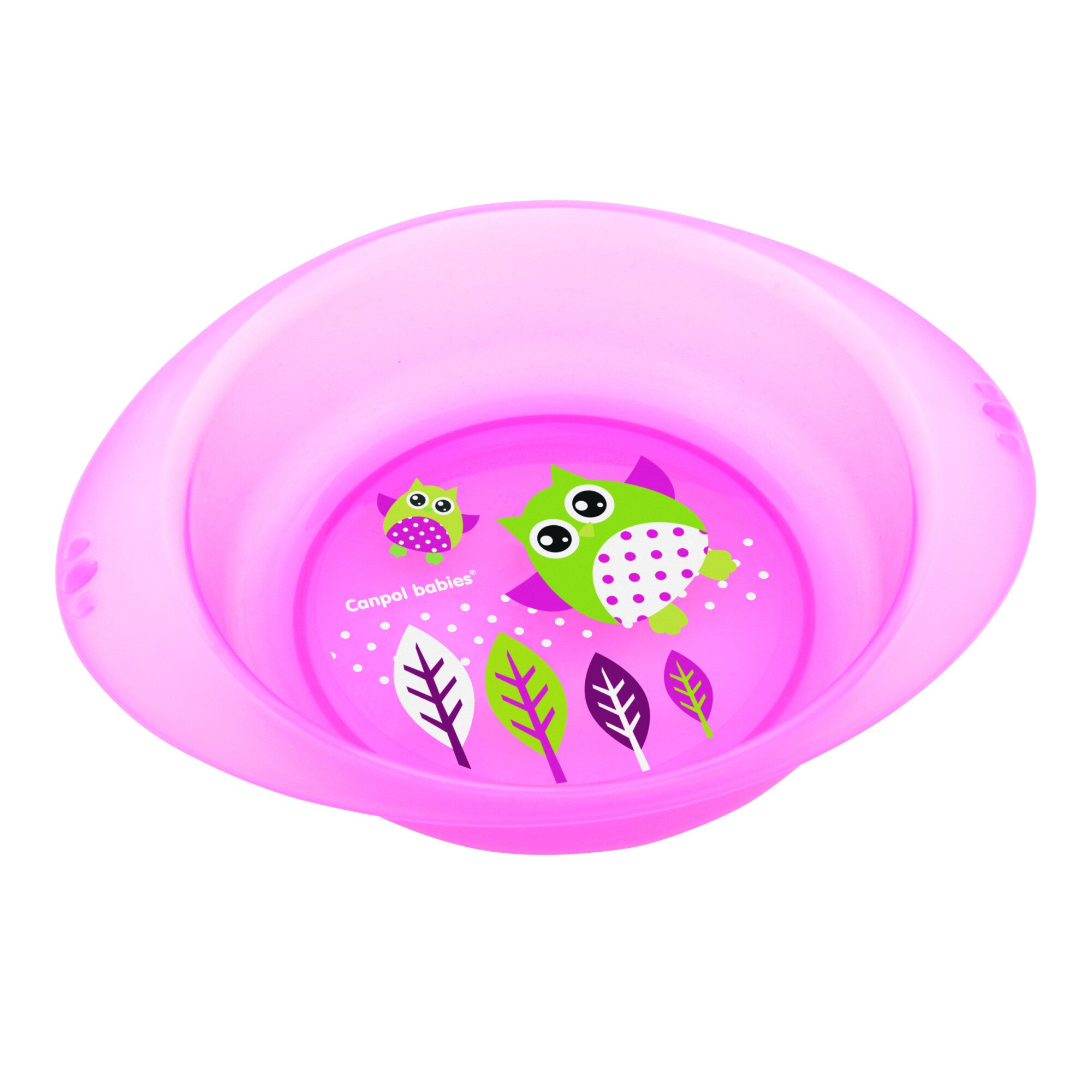 Castron plastic, mare, roz, Canpol, 4/407,320 ml