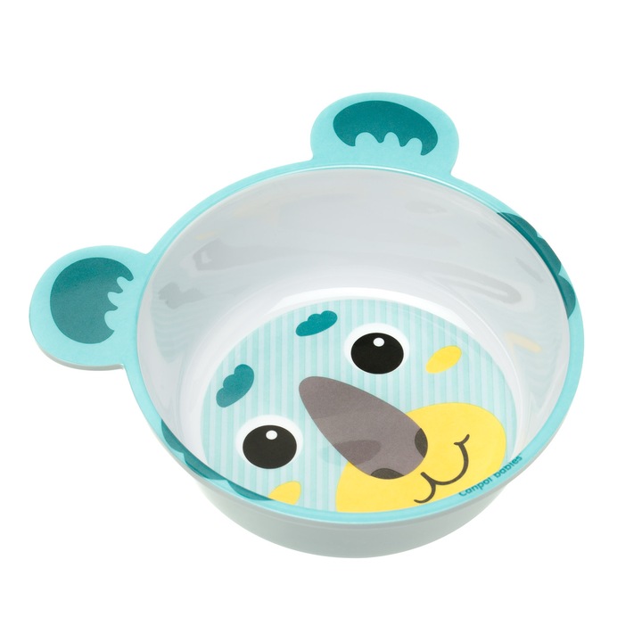 Меламинова купа HELLO LITTLE, 490 мл, зелена, Canpol 4/520