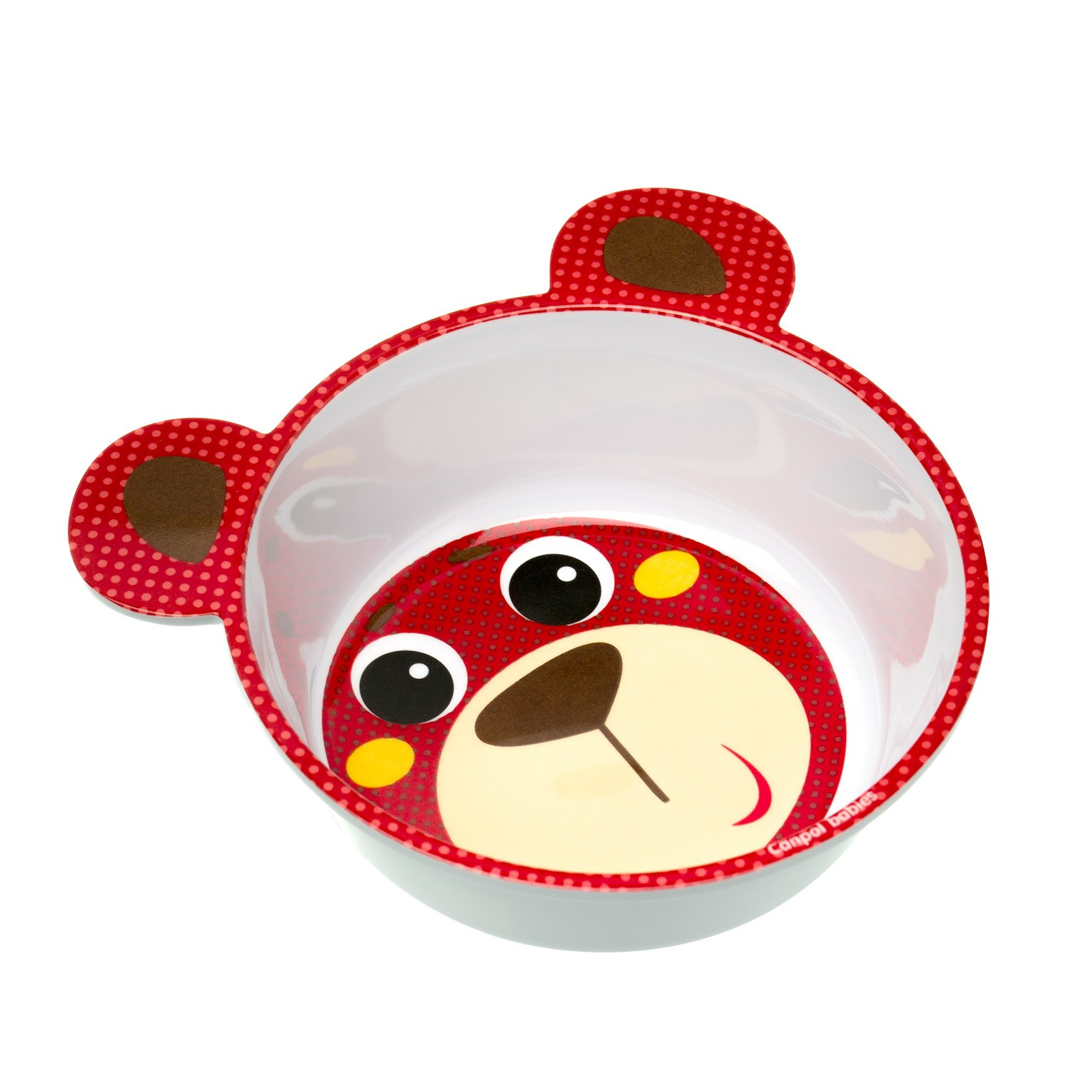 Castron melaminat HELLO LITTLE, 490 ml, rosu, Canpol 4/520