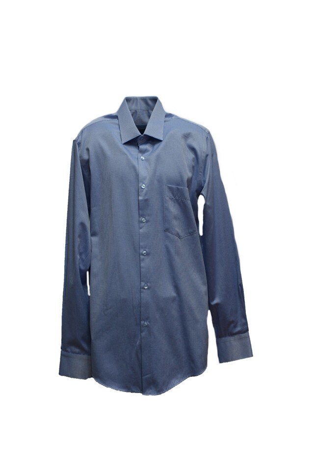 Camasa barbateasca casual, model simplu, D&J Exclusive,, Albastru deschis