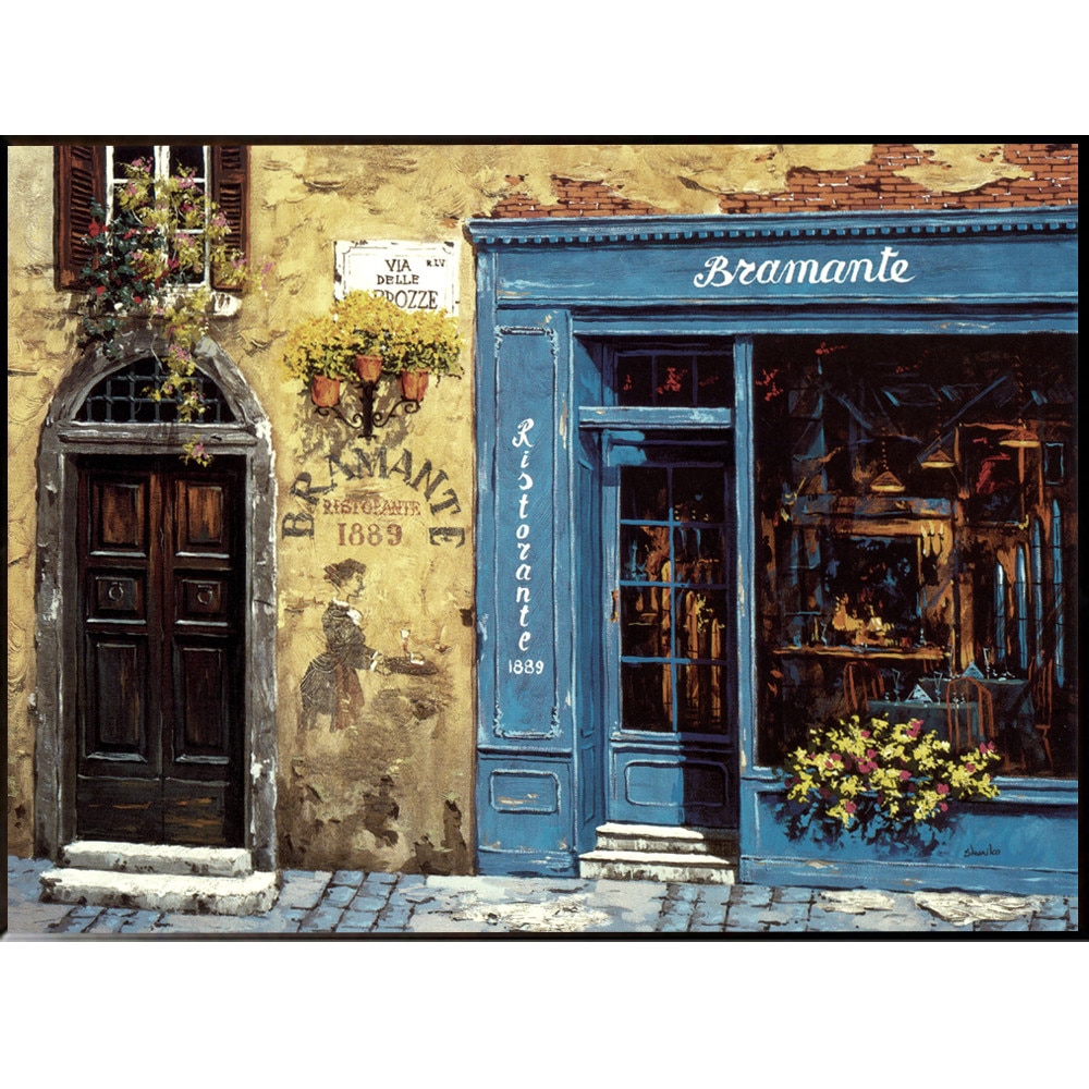 Tablou inramat pe suport de lemn 