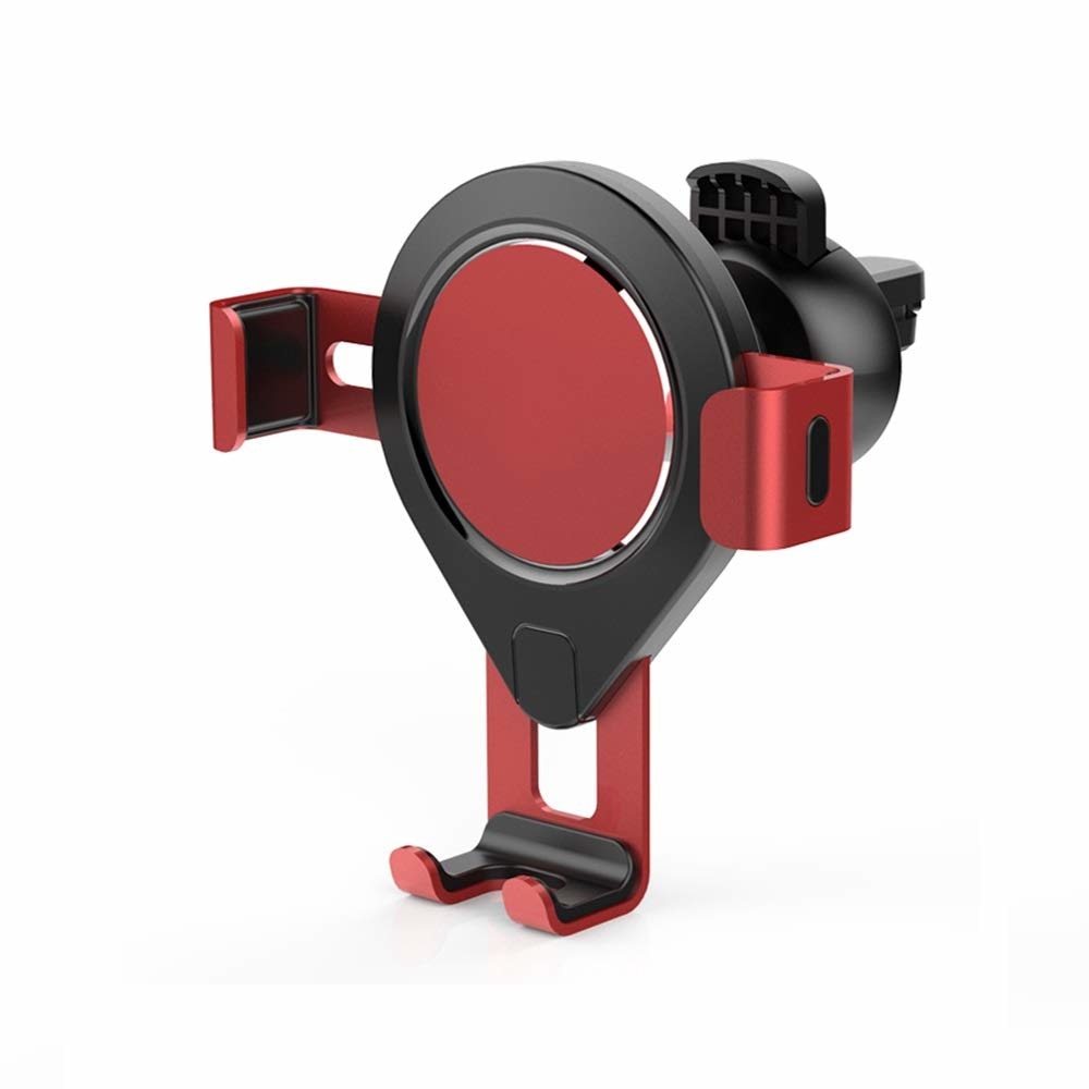 Suport auto 360° pentru telefon, de prins in grila de ventilatie cu brate metalice