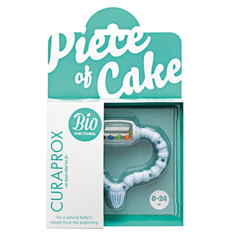 Inel pentru bebelusi, Curaprox, Albastru