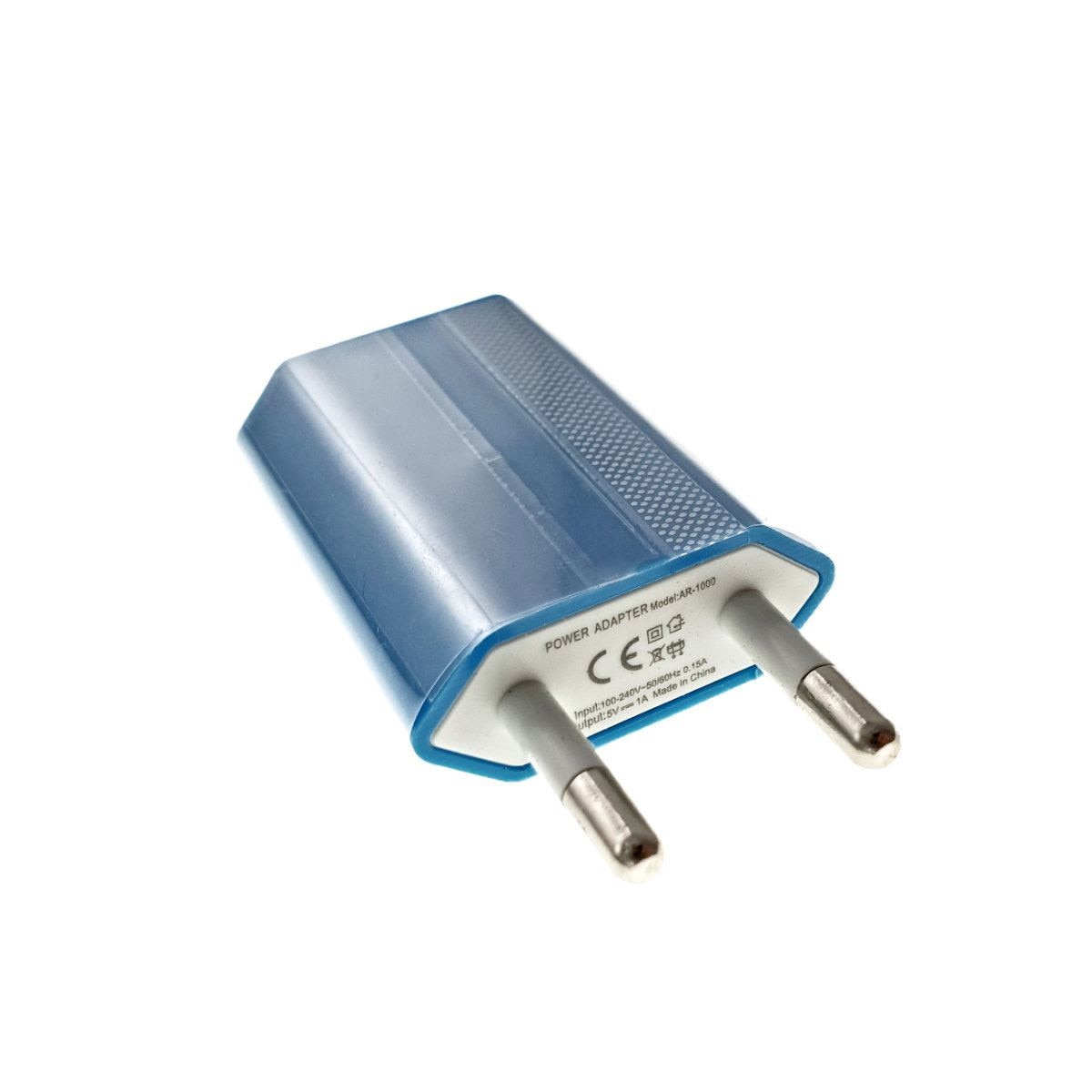 Incarcator de perete,adaptor de alimentare USB,1000 mA,albastru