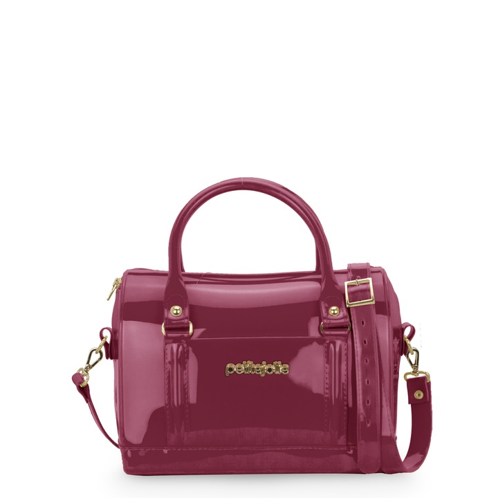 Petite Jolie Bloom Lux szilvalila kézitáska