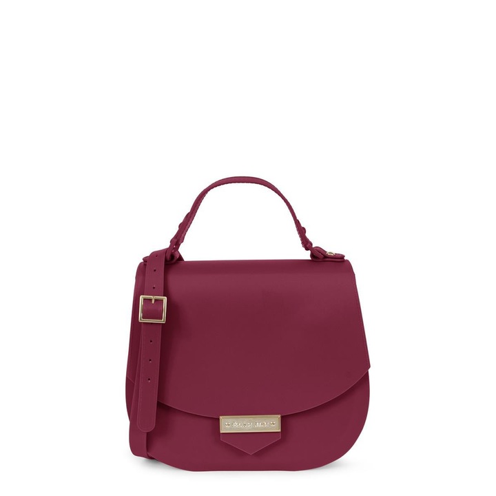 Petite Jolie Saddle Lux kézitáska, szilvalila