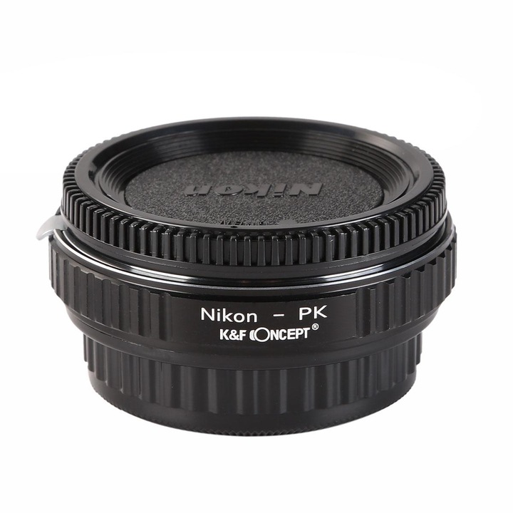 Nikon-PK K&F bajonett adapter optikai üveggel a Nikon F-től a Pentax K KF06.085-ig