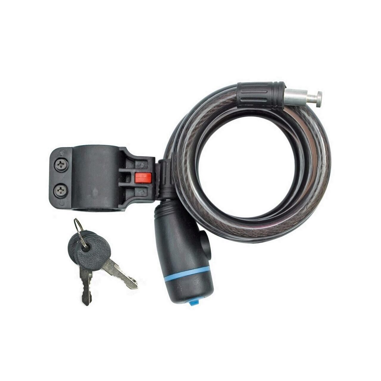 Antifurt bicicleta Vorel 12 x 1800mm, 2 chei, otel