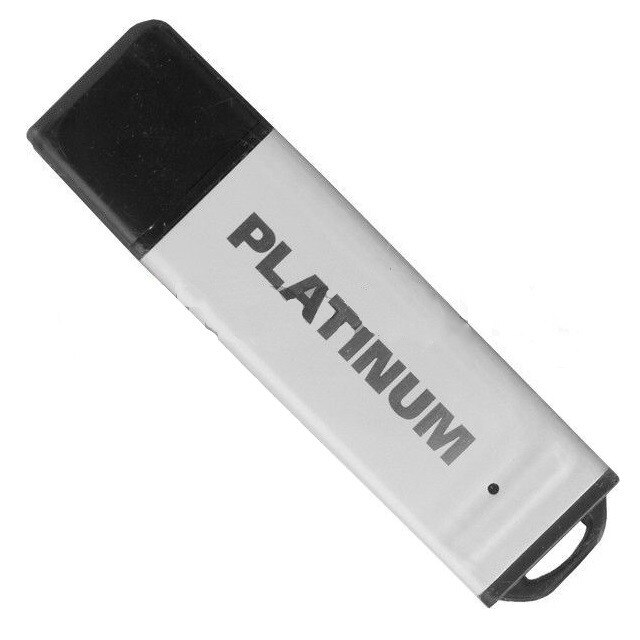 Stick USB Memorie, Platinum, 16 GB, Argintiu