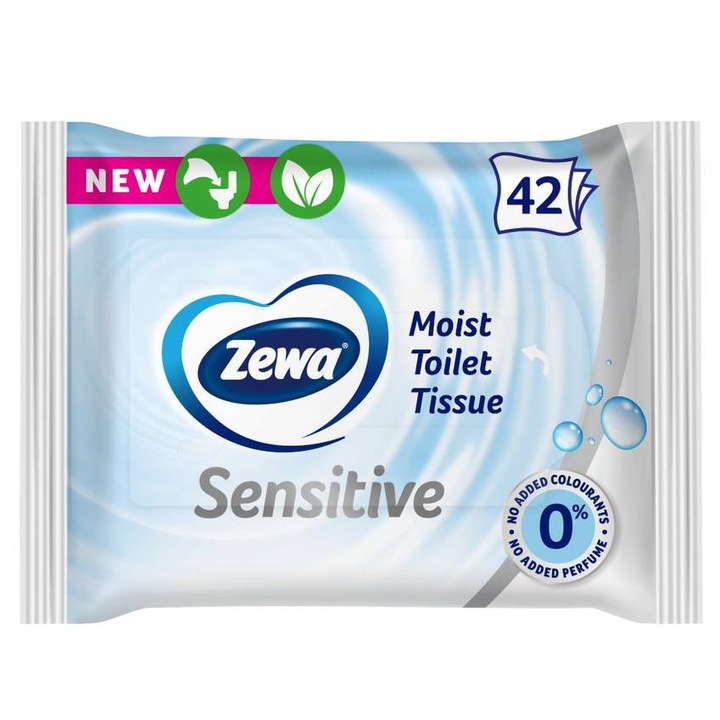 Zewa Sensitive nedves toalettpapír, 42 db