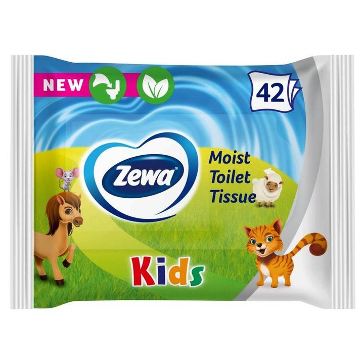 Zewa Kids nedves toalettpapír, 42 db