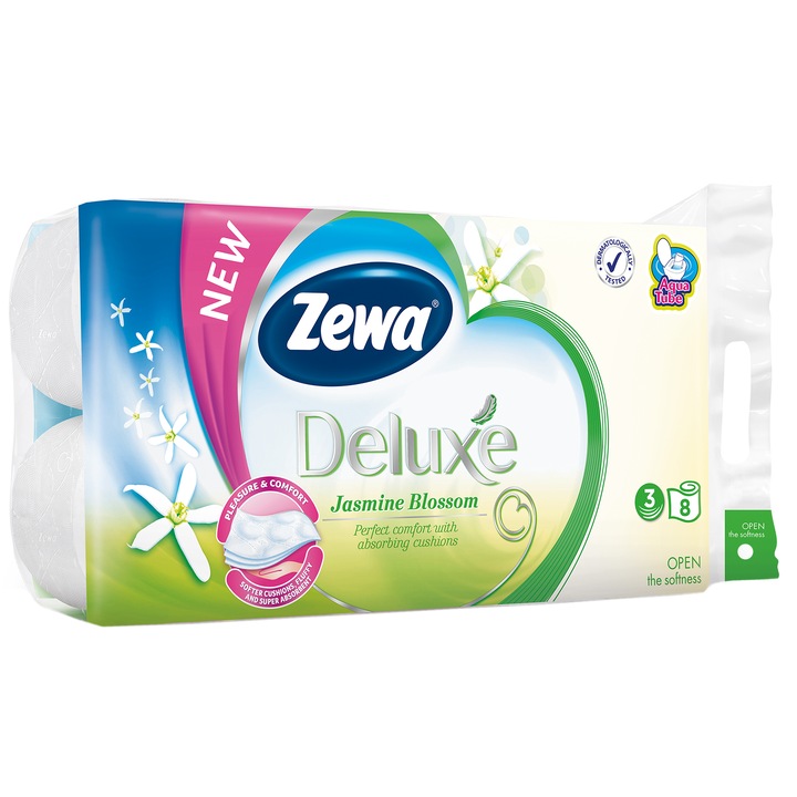 Zewa Deluxe Jázmin toalettpapír 3 rétegű 8 tekercs