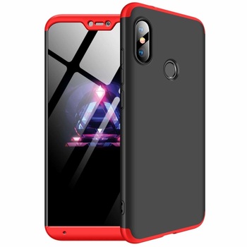 Husa 360° Matte Full Protection Gema Mixt pentru Huawei Honor 10 , negru + rosu Husa 360° Matte Full Protection Gema Mixt pentru Huawei Honor 10 , negru + rosu