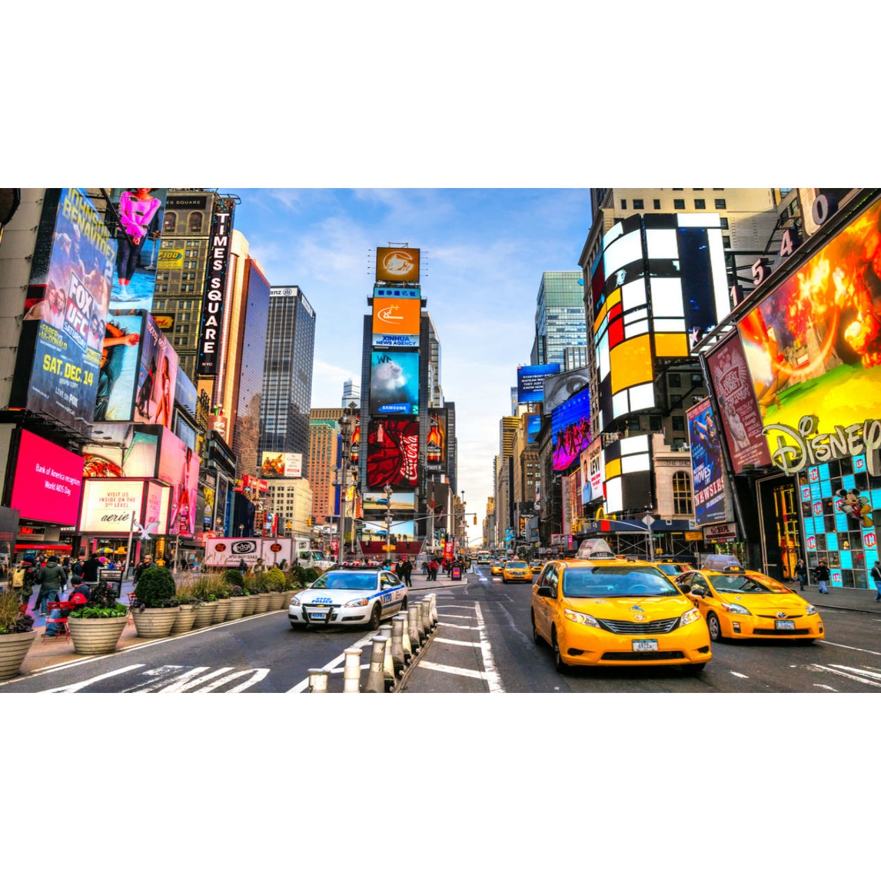 Tablou canvas Times Square ziua (45 x 30 cm)