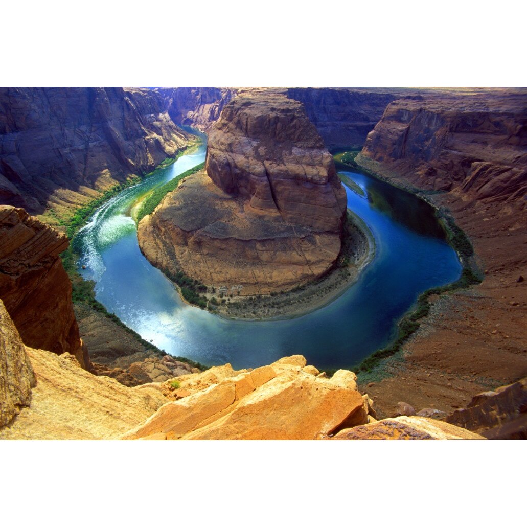 Tablou canvas Un albastru prin canion (75 x 50 cm)