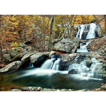 Fototapet Cascada de toamna 300 x 200 cm Fototapet Cascada de toamna 300 x 200 cm
