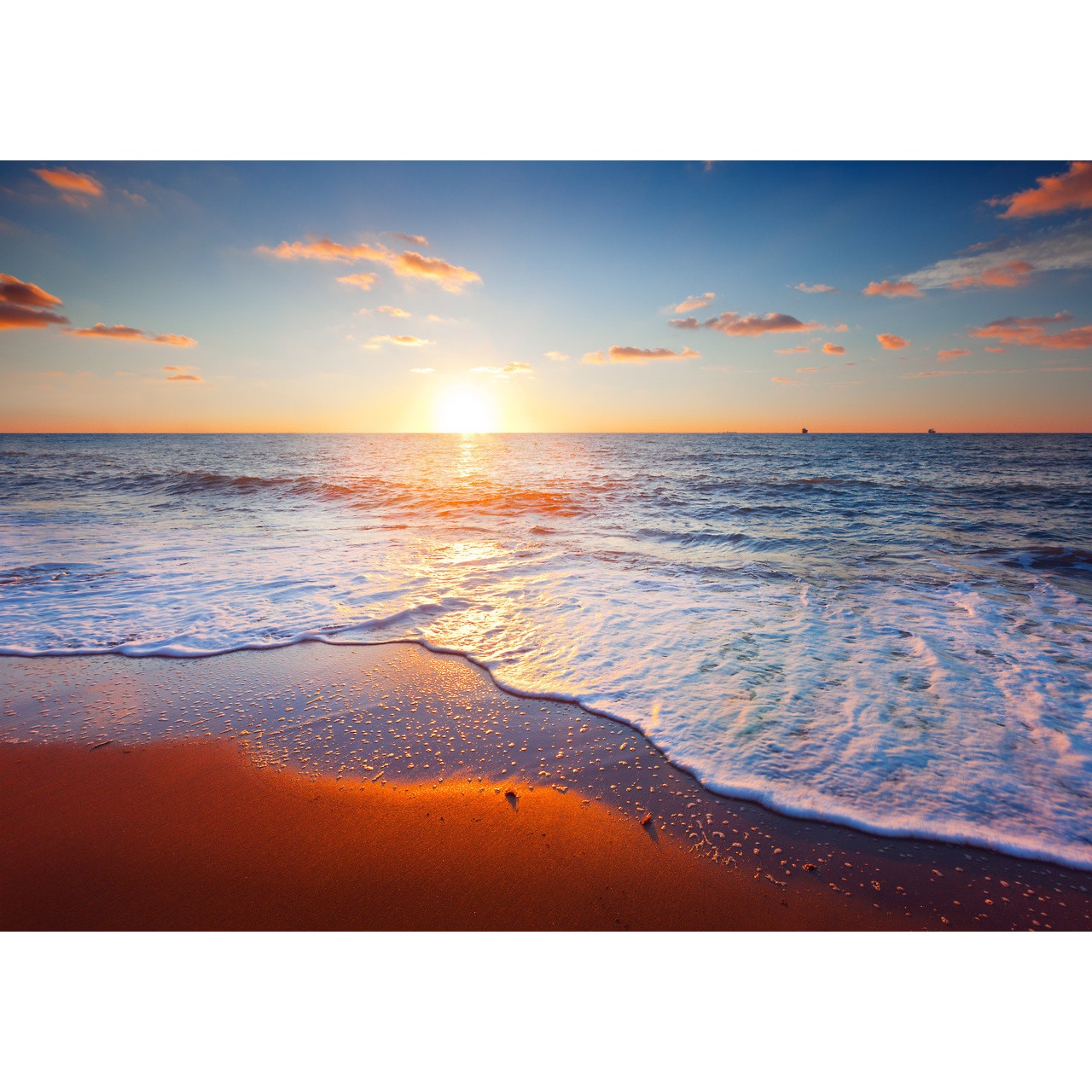 Tablou canvas Apus pe plaja (105 x 70 cm)