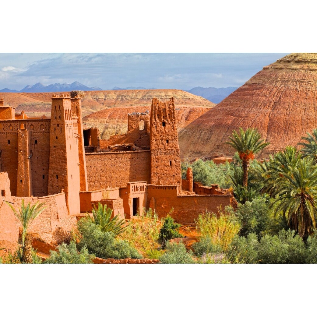 Tablou canvas Cetate antica in Maroc (60 x 40 cm)