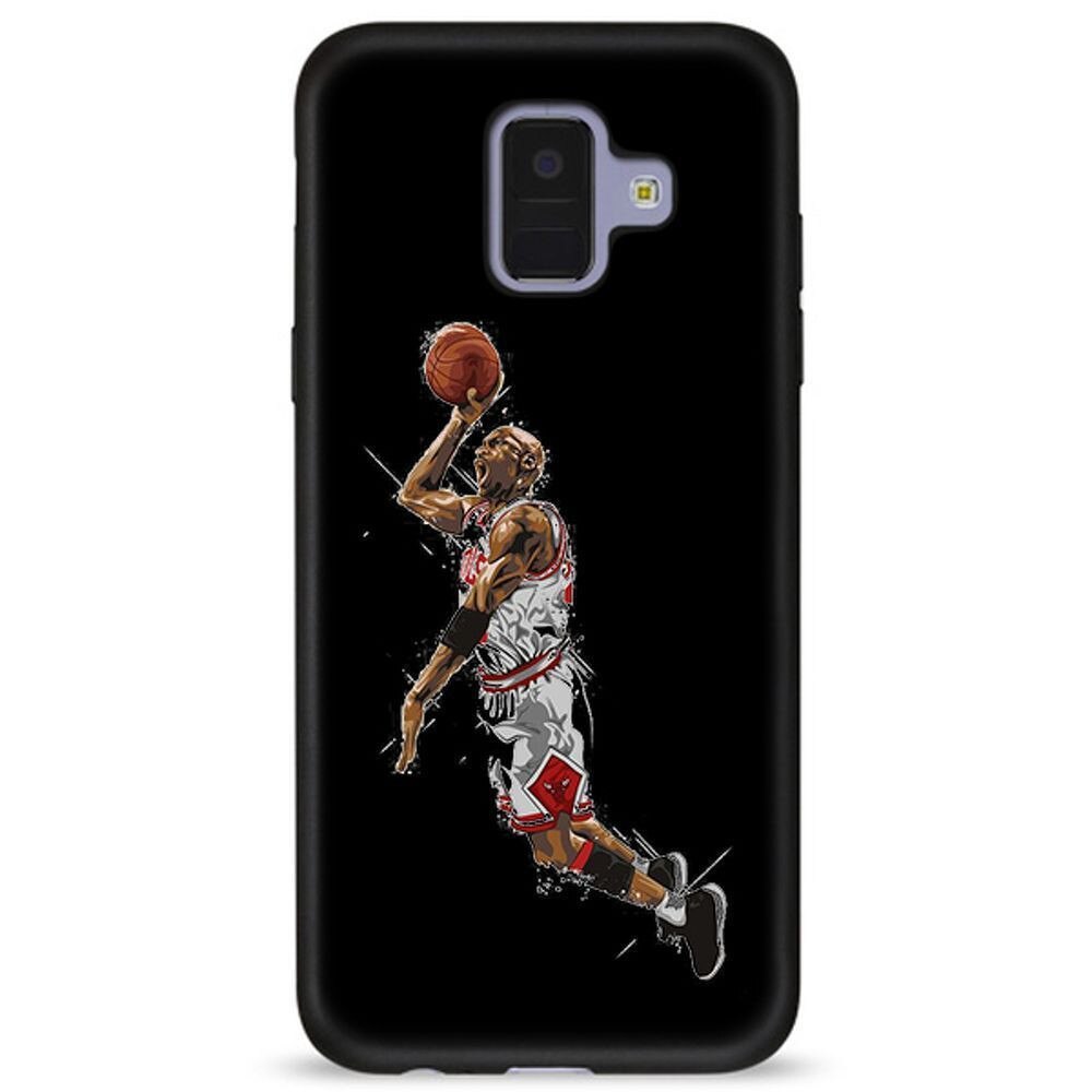 Husa Samsung Galaxy A8 2018 - Silicon Matte TPU Basketball.2